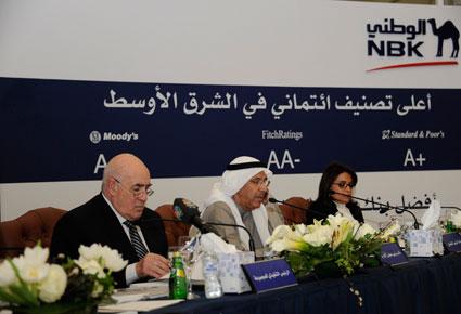 الساير: 2011 أثبتت نجاح استراتيجية البنك الوطني الكويتي في مواجهة الأزمات وتحقيق الإنجازات